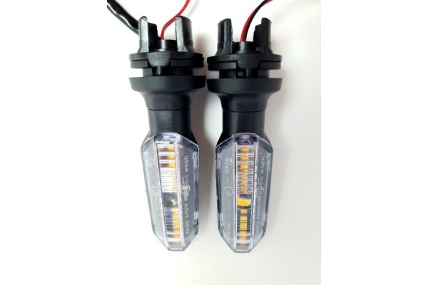 PISCA LED SEQUENCIAL MOD.ORIG CB 250 TWISTER 2016 ATÉ 2021/TITAN 160  (PAR) STALLION P-27S